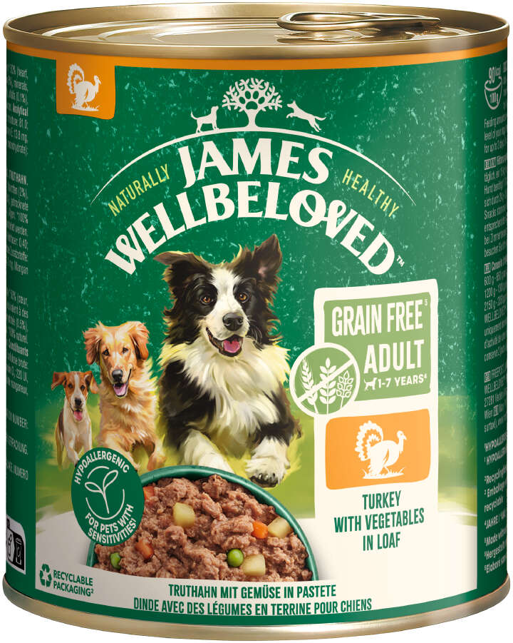 JAMES WELLBELOVED Hunde-Nassfutter Truthahn Pastete